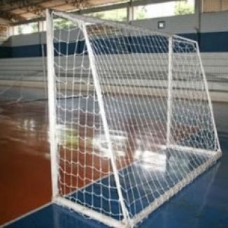 Rede de Futsal (Futebol de salão ) - Fio 4 Polipropileno Seda (Par)-