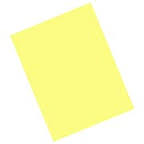 Papel Cartolina Amarelo  Escolar 50x66cm  140 Gms pct/100 ( Disponivel Outras cores -Consultar)