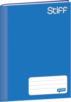 Caderno Brochura 1/4 Pautado capa Dura . 48 fls Azul (pct c/ 10) 