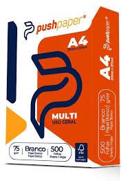 Papel Sulfite A4 75mg² 210mmx297mm Bco 1 Resmas - Push Paper