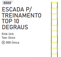ESCADA P/ TREINAMENTO TOP 10 DEGRAUS