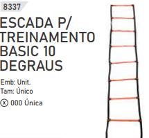 ESCADA P/ TREINAMENTO BASIC 10 DEGRAUS
