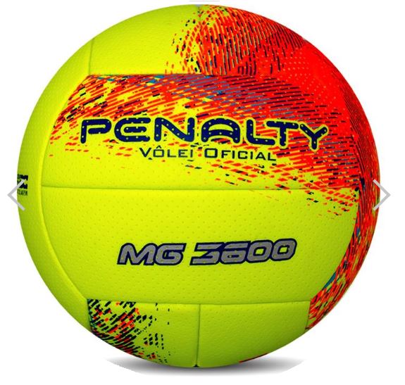 Bola de Vôlei Mg 3600 XXI Amarela, Laranja, Azul- Penalty  