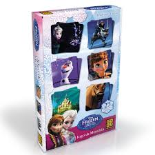 Jogo da Memória Frozen- A Partir de 4 Anos - 22,6cm x 14,3cm x 12,2cm - cx unit-