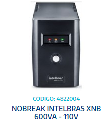 NOBREAK INTELBRAS XNB 600VA - 110V